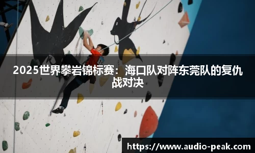 2025世界攀岩锦标赛：海口队对阵东莞队的复仇战对决